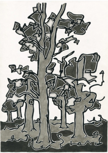Trees 4, 1995 (Private collection. Ref: 199589)